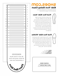 Shoe Size Template Printable That Are Influential Coleman Blog