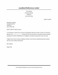 40 Landlord Reference Letters Form Samples Template Lab