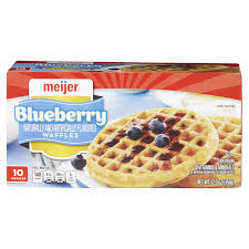 meijer blueberry waffle 10 ct meijer