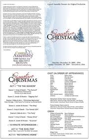 Christmas Program Templates Free Sample Professional Letter Formats