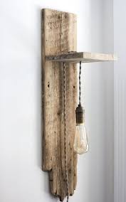 Diy Barn Board Light Sconce Simple