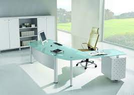 Italian Glass Office Desks Glass Desk