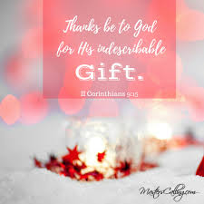 indescribable gift