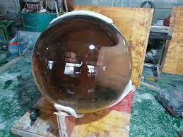 World Biggest Solid Glass Spheres For