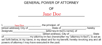 free free general power of attorney forms