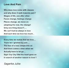 love and pain poem by sanchita julka