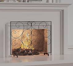 Kingson Single Panel Fireplace Screen