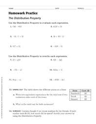 Distributive Property Examples Pdf
