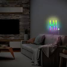 3d Multi Color Led Wall Light