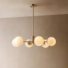 See more ideas about gold chandelier, dining room lighting, chandelier. Gold Glass Globe Kitchen Chandelier 6 Light Modern