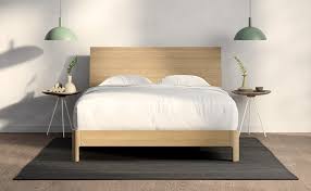 casper repose wooden bed frame with