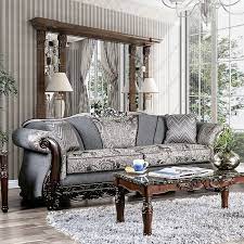 Furniture Of America Newdale Gray Sofa