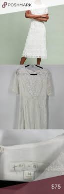 Eri Ali White Lace Midi Dress Eri Ali From Anthropologie