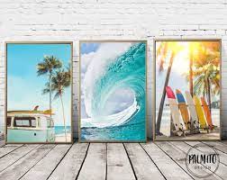 Set Of 3 Printable Wall Art Coastal