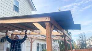 Diy Freestanding Patio Cover The