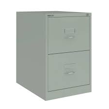 2 drawer bisley filing cabinet silver