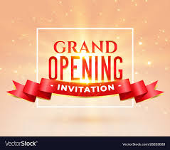 Grand Opening Party Invitation Card Design