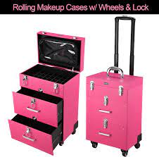 byootique rolling makeup train case pro