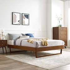These queen bed frames come with amazing features and enhance safety and the quality of sleep. Billie Wood Platform Bed Frame Contemporary Modern Furniture Modway