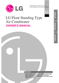 lg floor standing type air conditioner