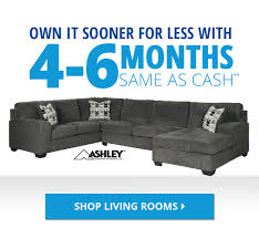 The reclining couches sold by ashley furniture industries can be up to 42 inches deep, making them difficult to fit through narrow doorways or corridors in depending on the model of your ashley couch and the year it was built, you may find release mechanisms in the back of the sofa or in the hollow. Rent To Own Furniture Furniture Rental Rent A Center