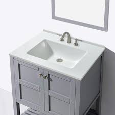 single basin solid surface vanity top