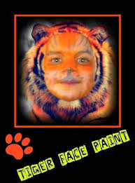 tiger face painting fun r rrrraaarrr
