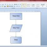 Flow Chart In Word Template Flowchart 2016 Process Free