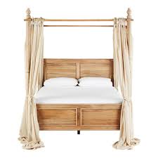 hampton mango wood queen canopy bed