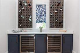 Wooden Wall Mount Wine Rack Transitional