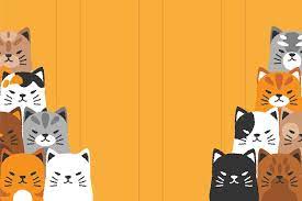cat wallpaper vectors ilrations