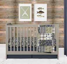 Fishing Crib Bedding Set For Baby Boy