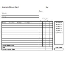 Free Printable And Easy To Make Report Cards For Homeschool Records