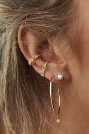 Rue Gembon Aster Gold Hoop Earrings Gold Hoop Earrings