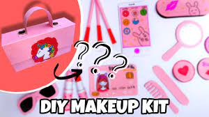 diy makeup kit craft with paper