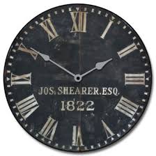 Old Western Clock Sheriff Clock The