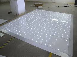 china white starlit dance floor
