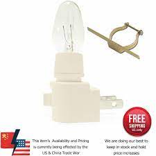 Night Light Kit Supply Bulb Brass Clip