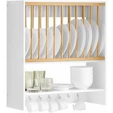 Sobuy Wall Mounted Kitchen Plate Cup