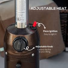 Outdoor Gas Patio Heater With Regulator