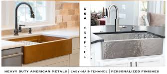 copper & stainless farmhouse sinks