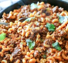 skillet macaroni and beef recipe
