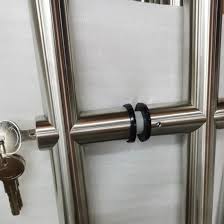 tempered glass door pull handle