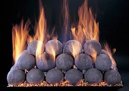 Fireplace Balls And Ceramic Fire Ball