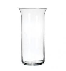 glass cylinder vases with flared rims