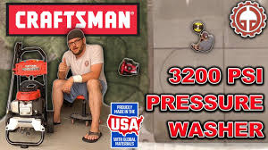 craftsman 3200 psi gas pressure washer
