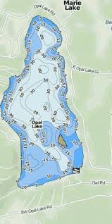 Opal Lake Fishing Map Us_mi_69_57 Nautical Charts App