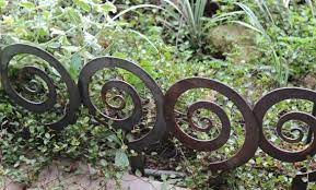 5 5 Alternate Spiral Garden Stake Steel