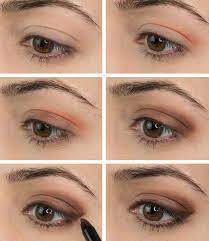 how to apply eye makeup using pinkiou