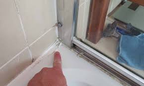how to re silicone a mouldy shower